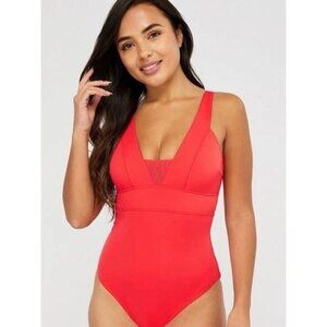 Accessorize London swimsuit women's 6 pink Lexi Slimming suit